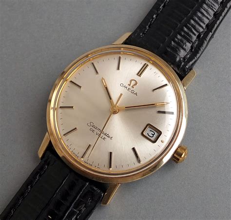 solid gold vintage omega seamaster|old omega seamaster watches 1970s.